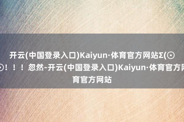 开云(中国登录入口)Kaiyun·体育官方网站Σ(⊙▽⊙！！！忽然-开云(中国登录入口)Kaiyun·体育官方网站