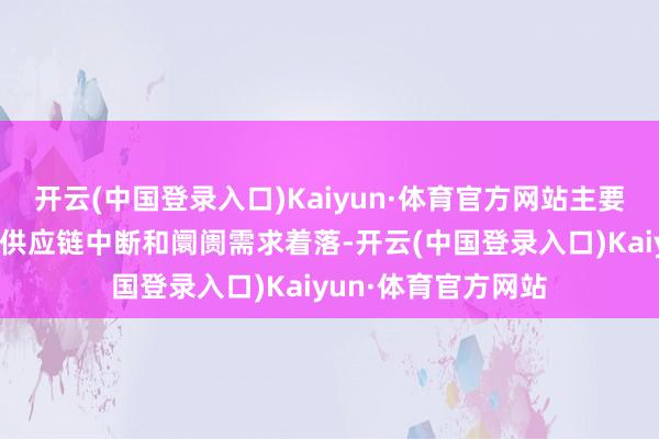 开云(中国登录入口)Kaiyun·体育官方网站主要原因是疫情导致的供应链中断和阛阓需求着落-开云(中国登录入口)Kaiyun·体育官方网站