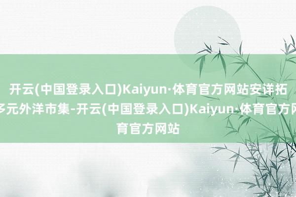 开云(中国登录入口)Kaiyun·体育官方网站安详拓展多元外洋市集-开云(中国登录入口)Kaiyun·体育官方网站