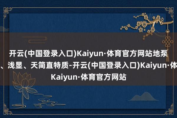 开云(中国登录入口)Kaiyun·体育官方网站地泵车以其高效、浅显、天简直特质-开云(中国登录入口)Kaiyun·体育官方网站