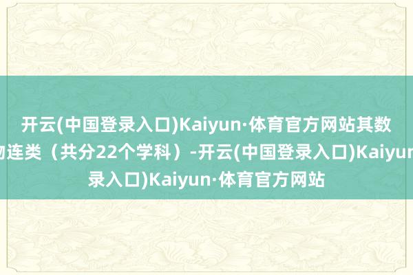 开云(中国登录入口)Kaiyun·体育官方网站其数据库以学科比物连类（共分22个学科）-开云(中国登录入口)Kaiyun·体育官方网站