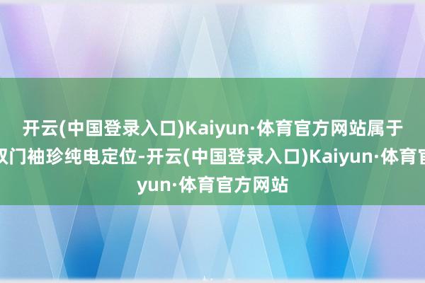 开云(中国登录入口)Kaiyun·体育官方网站属于圭臬的双门袖珍纯电定位-开云(中国登录入口)Kaiyun·体育官方网站