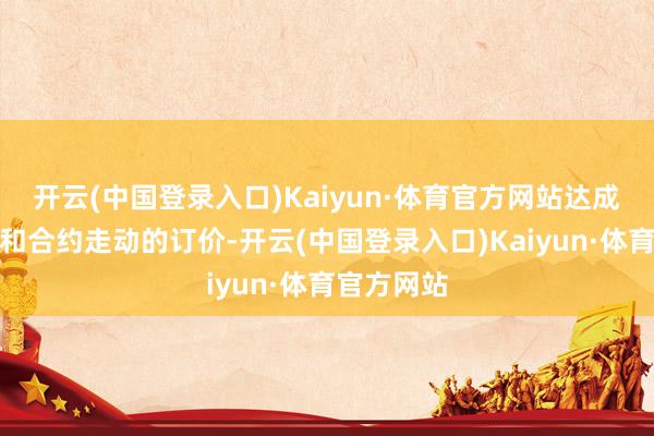 开云(中国登录入口)Kaiyun·体育官方网站达成现货走动和合约走动的订价-开云(中国登录入口)Kaiyun·体育官方网站