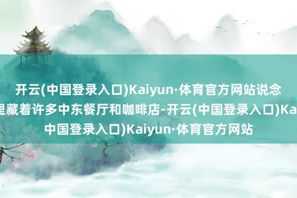 开云(中国登录入口)Kaiyun·体育官方网站说念路两侧高楼的小径里藏着许多中东餐厅和咖啡店-开云(中国登录入口)Kaiyun·体育官方网站